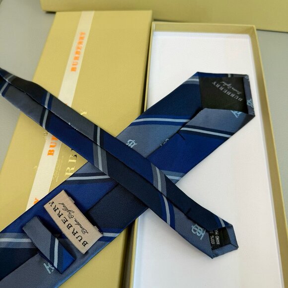 Men's Burberry Tie - Picture 4 of 5